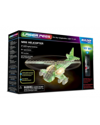 Laser Pegs Mini Helicopter Building Set Building Kit